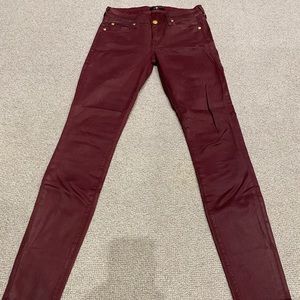 SOLD! 7 For All Mankind Coated Jeans